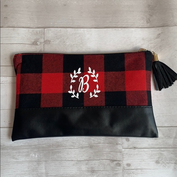 Buffalo check custom bag w/zipper tassels - Picture 2 of 10